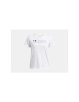 camiseta de fitness under armour bl pack ss mujer blanco