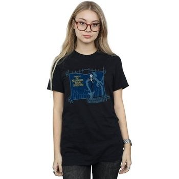 Disney Camiseta Nightmare Before Christmas Jack And The Well para mujer