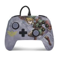 mando powera nsgp0096-01 para nintendo switch analogico alambrico usb microusb