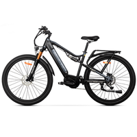bicicleta de montana electrica hedatx tx11 con neumaticos de 275 y bateria de 48 v y 15 ah