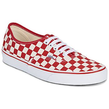 Vans Zapatillas Authentic R30 - PRIMARY CHECK RACING RED/WHITE para hombre