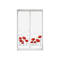 pack x 2 estores enrollables translucidos easyfix sin herramientas - estores tamano 55x150 - estor modelo amapola - estor sin taladrar  blindecor