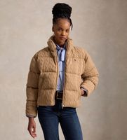 polo ralph lauren para mujer 211a10457005 chaqueta acolchada de lana y cachemira beige l casual