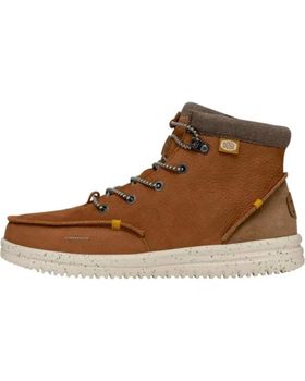 de HEY DUDE BOTA DE HOMBRE BRADLEY LEATHER DE RESISTENTE AL AGUA COGNAC