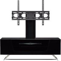 chromium 2 cantilever cro2-1000bkt-bk 1000 mm tv stand with bracket - black black