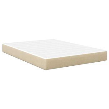 Colchón De Cama Con Colchón Salvia 140 X 190 Cm Tela Vidaxl