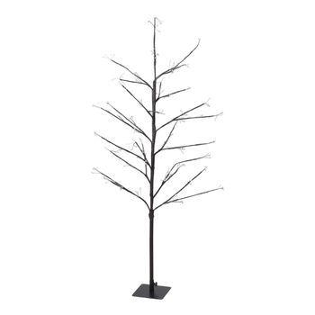 Wellhome Árbol Navideño Con 240 Luces Led Blancas Cálidas – Altura 120 Cm