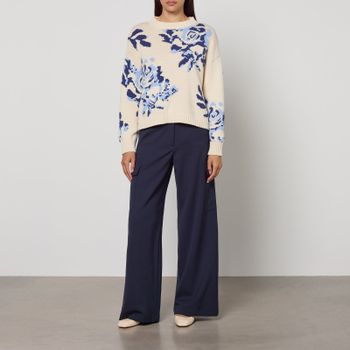 Weekend Max Mara Hidalgo Twill Trousers - UK 6