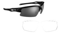 azr huez lente gris espejo negro   lente transparente
