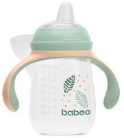 baboo vaso de aprendizaje con boquilla peachy keen 6m 260 ml