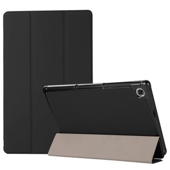 Cool Funda Polipiel Liso Negro para Lenovo Tab M10 HD 2ª Gen (TB-X306) 10.1