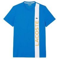 camiseta lacoste sport ultra dry azul blanco
