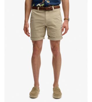 Superdry para hombre. M7110497A Shorts Utility Chino beige (36), Casual, Algodón