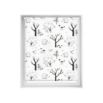 Estor Estampado Easyfix - Estor Sin Herramientas Tamaño 130x150 - Estor Sin Taladro Color Into The Wood | Blindecor