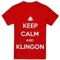 star trek tops y camisetas calm klingon para hombre