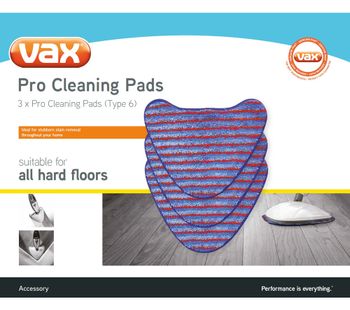VAX Pro Mop Replacement Pads - Pack of 3