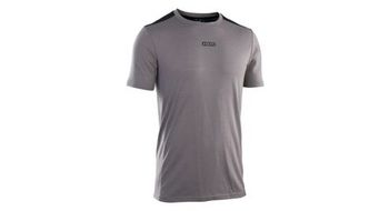 Maillot de manga corta merino gris para hombre de ion