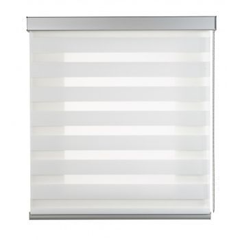 Estor Noche Y Día Estores Enrollables Con Acabados En Aluminio De Máxima Calidad Blanco 100 X 250cm