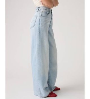 Levi's para mujer. 0073B-0003 Jeans Lightweight De Pierna Ancha azul (30/29), Casual, Algodón, Denim