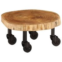 mesa de centro 60x55x25 cm madera - marron