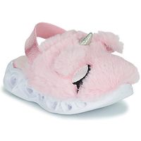 skechers pantuflas heart lights sandals para nina