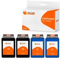 pccom essential hp 5657 cartucho tinta compatible negrotricolor pack 4