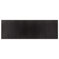 alfombra de salon  alfombra rectangular bambu marron oscuro 100x300 cm