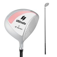 costway driver de golf para mujer 460cc con varilla de grafito agarre goma funda 12 ligero para principiantes diestros
