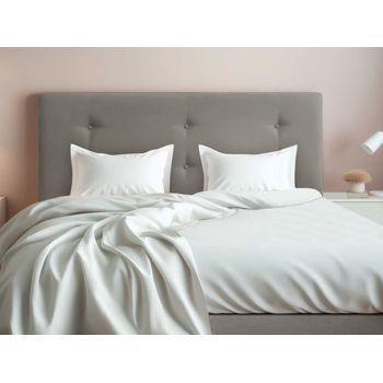 Cabecero Cama Tapizado Tejido Antimanchas Barcelona Gris 160x70 Cm