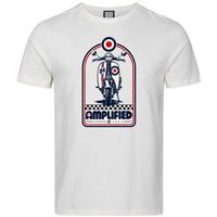 amplified clothing camiseta retro scooter para hombre