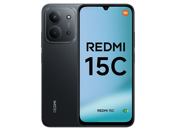 Xiaomi Redmi 15C, Negro medianoche, 128GB, 4GB RAM, 6.9