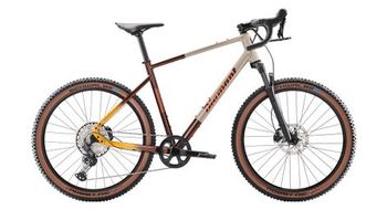 Bicicleta gravel diamant 140 stepover shimano grx 12v 27 5   beige marron 2025