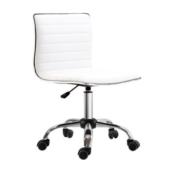 Silla de oficina 48x52x90 cm blanco
