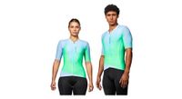 van rysel racer 2 maillot de manga corta unisex azul claro verde