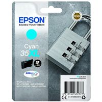 epson 35xl t3592 cyan original durabrite ultra high capacity ink cartridge padlock