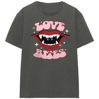 universal monsters camiseta love bites para mujer
