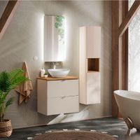 conjunto de muebles con lavabo paneles de melamina y de mdf cachemira