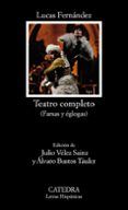 teatro completo farsas y eglogas