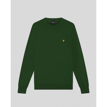 Lyle & Scott Jersey KN2110VC MERINO CREW-Y295 CLOVER GREEN para hombre