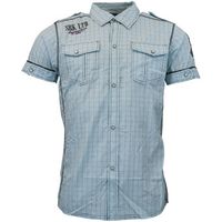 srk camisa manga corta chemise homme cola para hombre