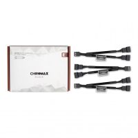 noctua na-syc1 chromax kit cables divisores splitter y negros