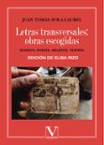 letras transversales obras escogidas