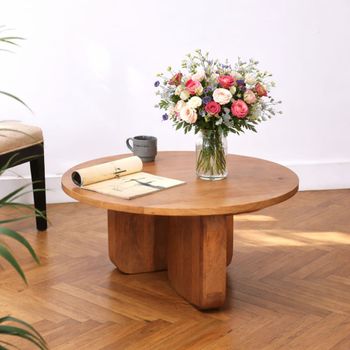 Mesa de centro en madera de mango