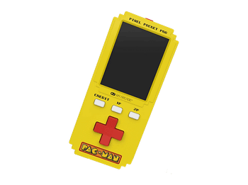 Consola retro portátil - My Arcade Pixel Pocket Pro Pac-Man, 2 juegos, Llavero