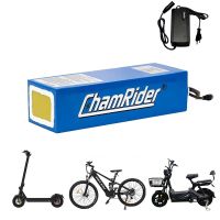 eu direct chamrider pvc 48v 182ah 8736wh paquete de bateria de bicicleta electrica universal 2600mah li-ion 18650 30