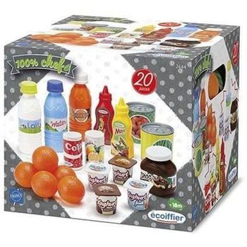 Juego de rol infantil Ecoiffier 100% Chef Pack Drive 20 piezas