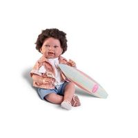 muneco recien nacido pipo surfero 42 cm