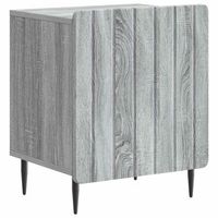 armario de noche gris sonoma 43 x 345 x 52 cm vidaxl