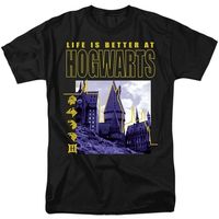 harry potter tops y camisetas life is better at hogwarts para hombre