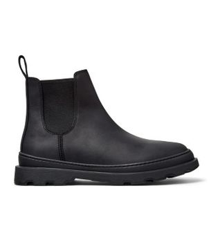 Camper para hombre. K300534-001 Botines de Piel Brutus negro (43), Plano, Ninguno, Casual